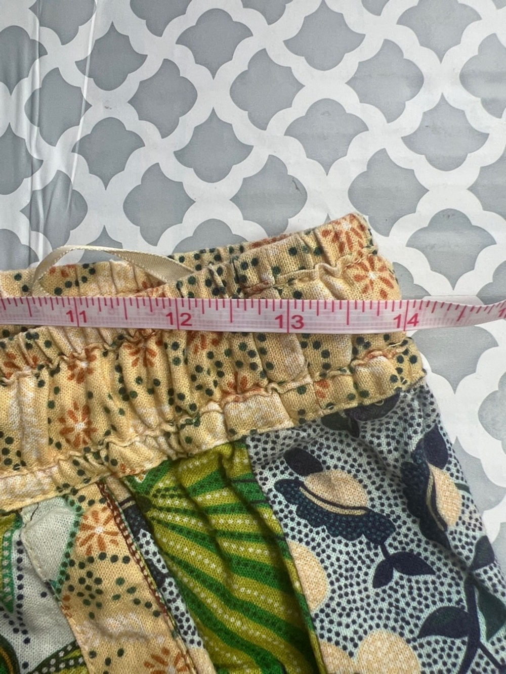FARM Rio Tropical Basket-Print Drawstring Pants in Pink, Green, Blue - Picture 10 of 12